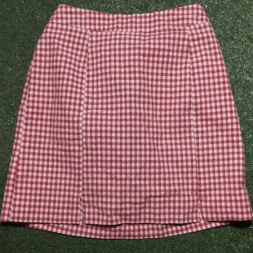 PinkyOtto Gingham Skirt Women's Red & White - No Size - See Measurements